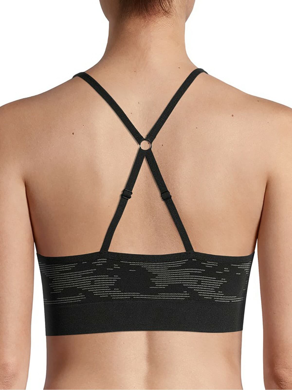 NEW Reebok 2 pack seamless bralette sports bra Large fits 36C 36D 38B 38C 40B - Thumbnail 2