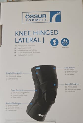 Ossur Form Fit Knee Hinged Lateral J Brace variety sizes
