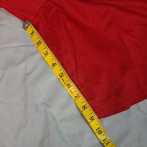 Under Armour Men's Stock Triple Double Red White Basketball Short Size Large - Thumbnail 2
