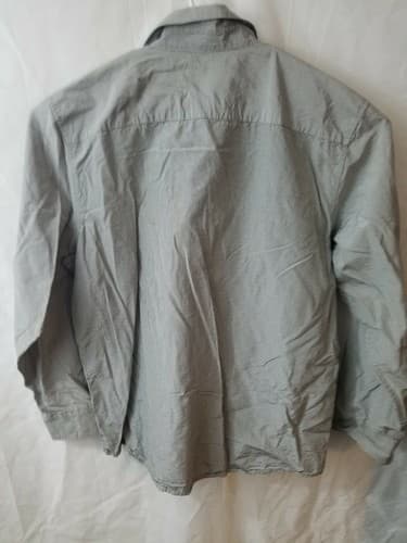 CALVIN KLEIN Mens Silk Blend Button Up Dress Shirt size XL - Thumbnail 3