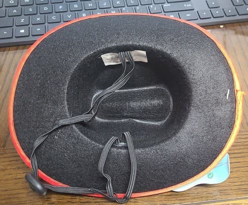 Rubie's Dog Black & Red Cowboy Hat, Puppy Sheriff Halloween Costume Sm,Md,Lrge - Thumbnail 2