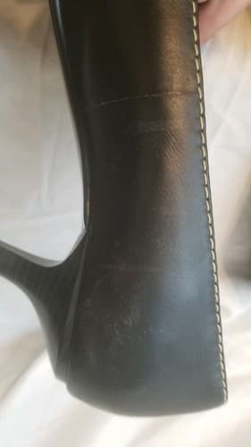 AEROSOLES LOAFER STYLE HEELS WITH BOW 8.5 MEDIUM EUC - Thumbnail 6