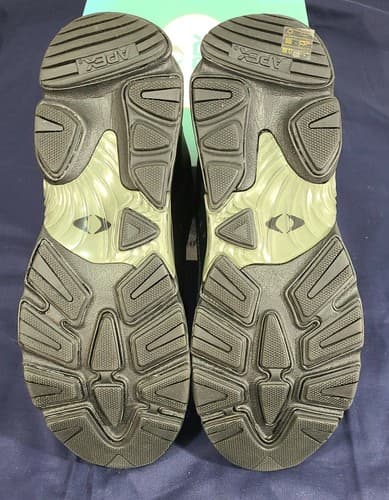 Apex Men's Leather Walking Shoe Hook & Loop Closure 11.5 Extra Wide - Thumbnail 6