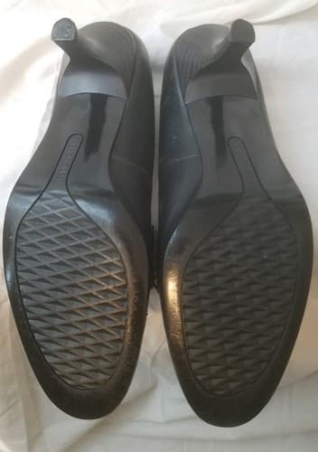 AEROSOLES LOAFER STYLE HEELS WITH BOW 8.5 MEDIUM EUC - Thumbnail 5