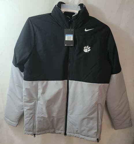 Clemson Tigers Nike Shield Heavyweight Team Jacket Men's M Black Grey AO5970