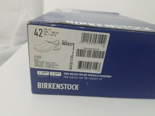 Birkenstock Professional UNISEX Work Clog Black Steel Toe 270 WOMENS 11 MENS 9 - Thumbnail 8