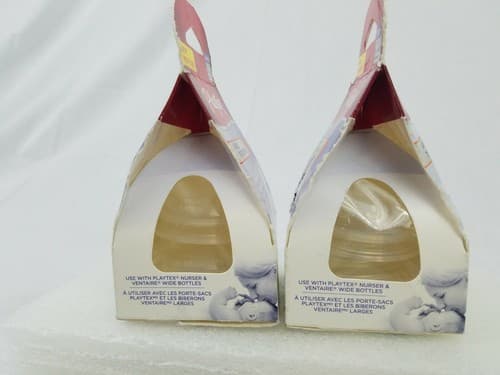 4 TOTAL PLAYTEX 3-6M+ FAST FLOW ANGLED SILICONE NIPPLES ~ New - Thumbnail 4
