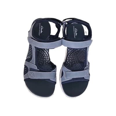 Clarks Cloudsteppers Mira Bay Blue Sport Sandals Size 10 W (Wide) Comfort Walk - Thumbnail 5