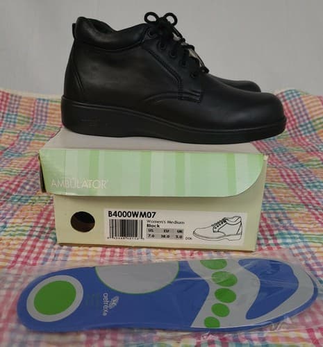New Apex Ambulator B4000 Womens 7 Ankle high shoes diabetic comfort - Thumbnail 2
