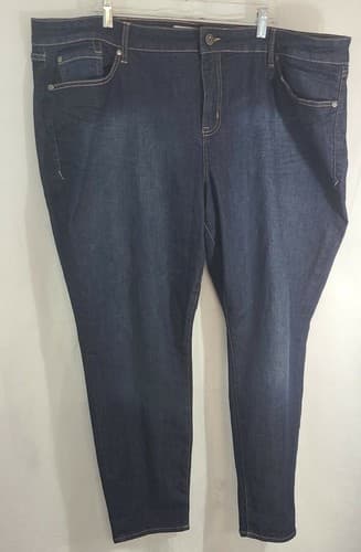 2 Pair Womens Plus Size 26 Jeans Excellent Condition Levis Denizen Torrid - Thumbnail 5