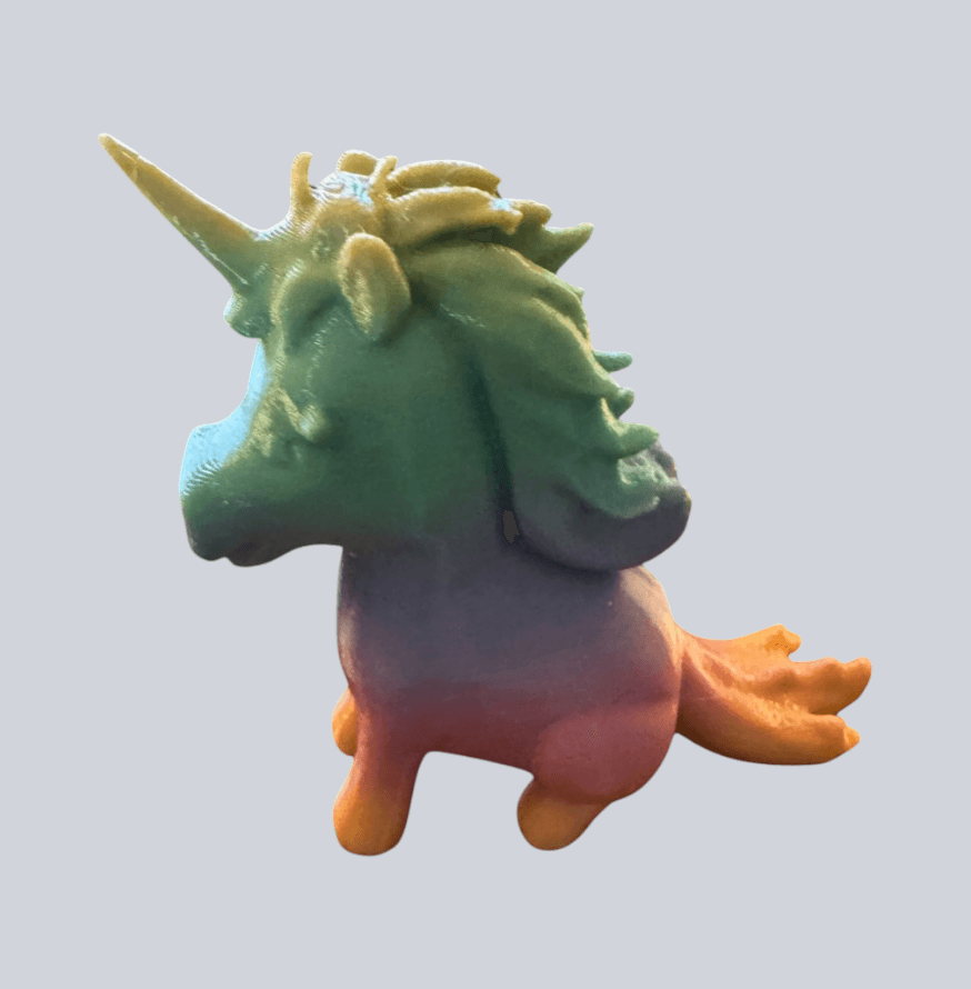 Cute Unicorn 2.5" x 2.5" - Thumbnail 2