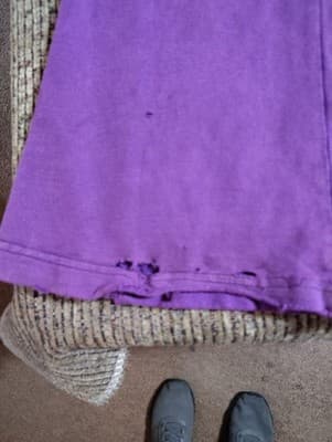 RingSpun Joggers Womens Medium Purple Sweatpants - Thumbnail 6