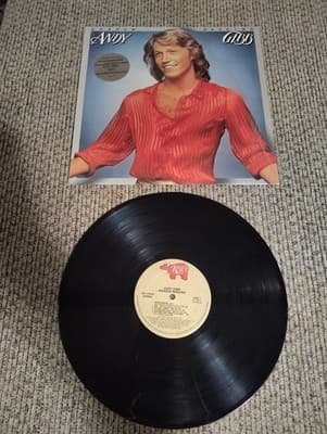 Andy Gibb Shadow Dancing White Label Promo Record Vinyl Lp