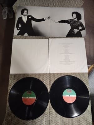 Roberta Flack & Peabo Bryson "Live & More" Vinyl Record 2xLP 80s Pop Soul Funk - Thumbnail 4