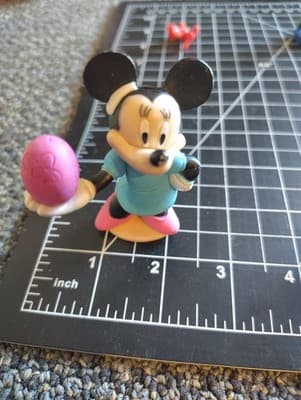 Disney Mouse Minnie pink heel toy figure