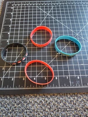 Pokemon Silicone Wristbands Set of 4 Bracelet Wrist Band - US Seller