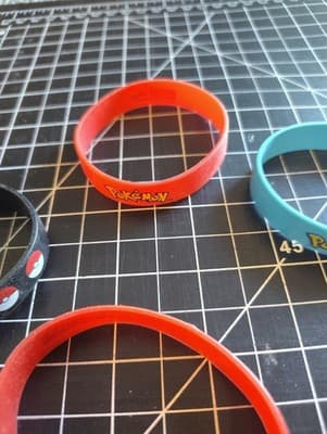Pokemon Silicone Wristbands Set of 4 Bracelet Wrist Band - US Seller - Thumbnail 3