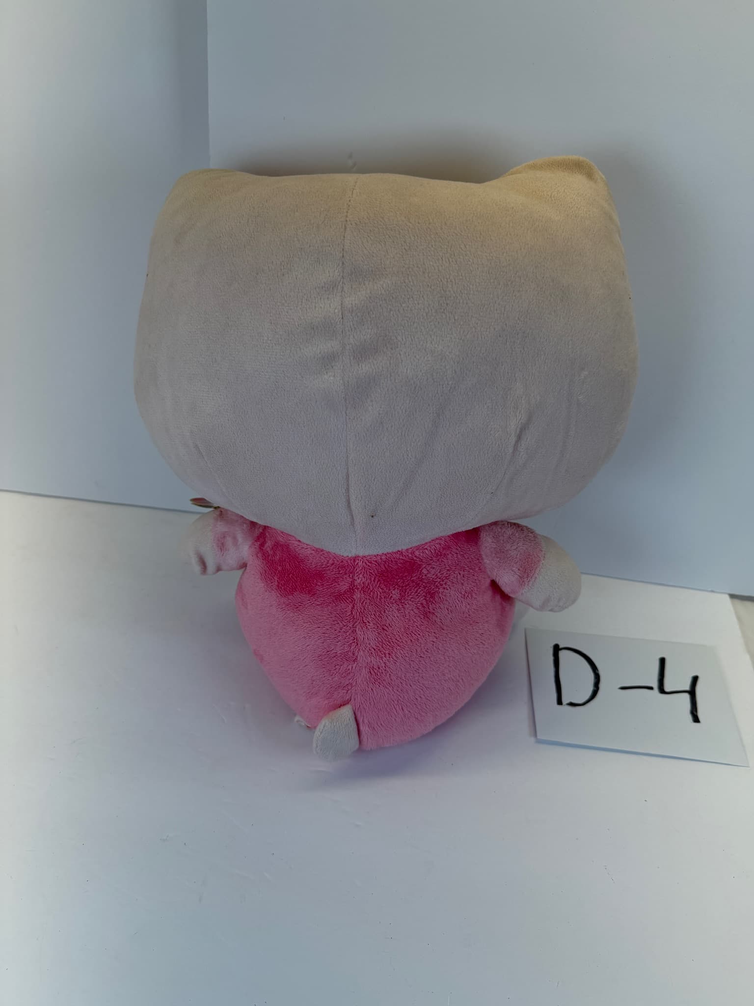 Ty Beanie Buddies Hello Kitty Plush Toy Pink Overalls Storage Location D-4 - Thumbnail 7