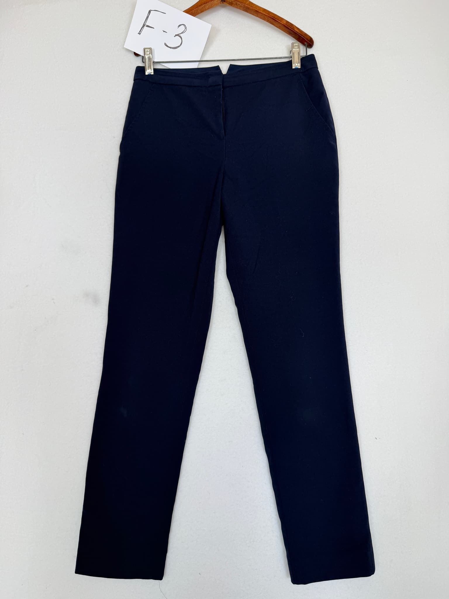 BCBGMAXAZRIA Navy Blue Straight Leg Dress Pants Women's Size 0