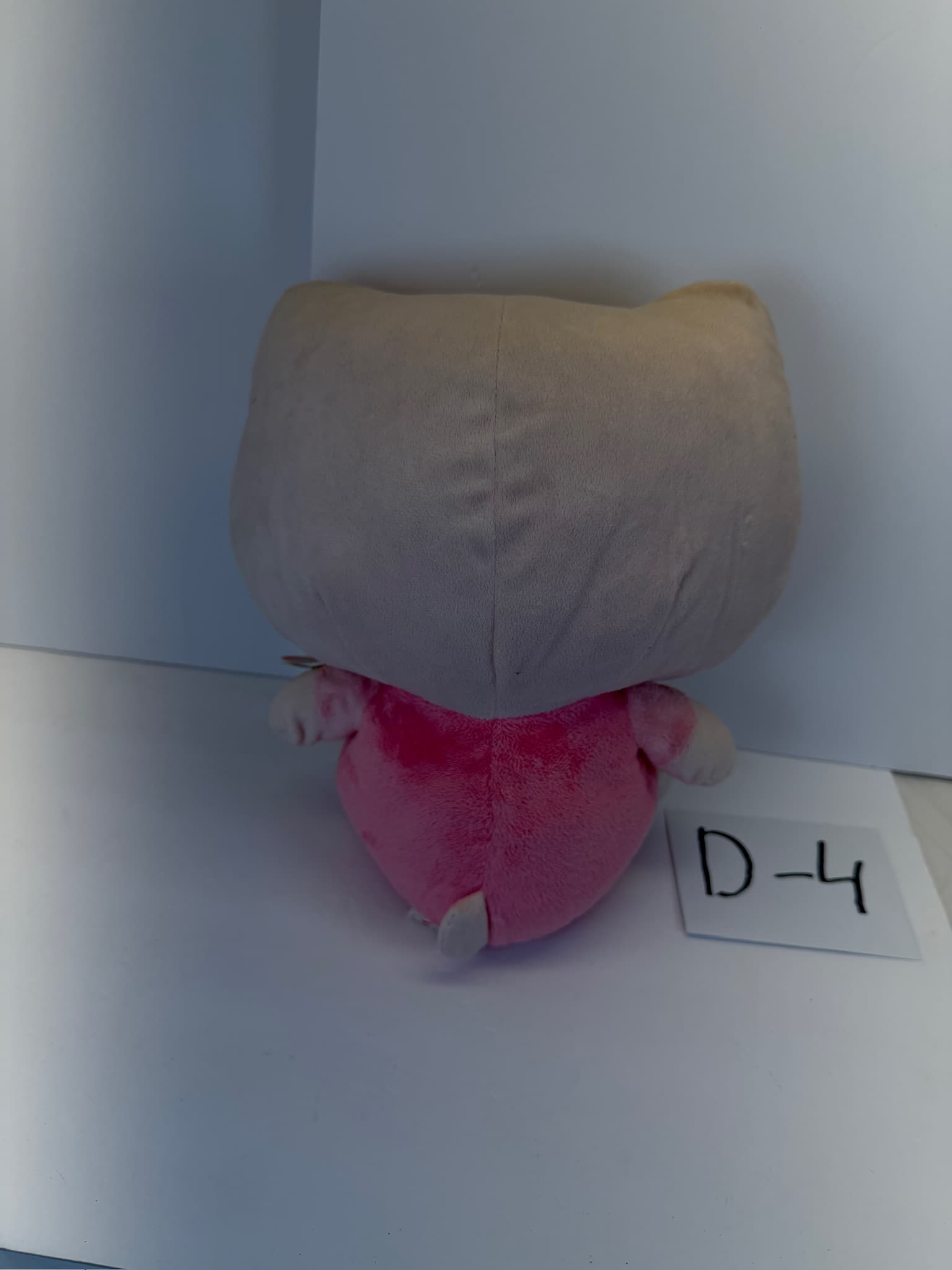 Ty Beanie Buddies Hello Kitty Plush Toy Pink Overalls Storage Location D-4 - Thumbnail 6