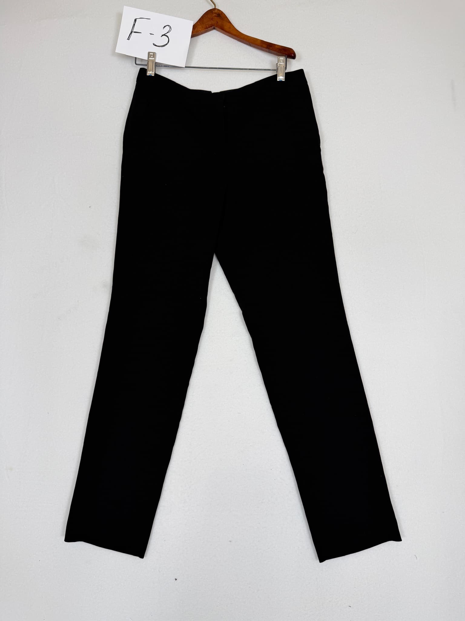 Women's Black Dress Pants Straight Leg Size Unknown Pre-owned - Excellent