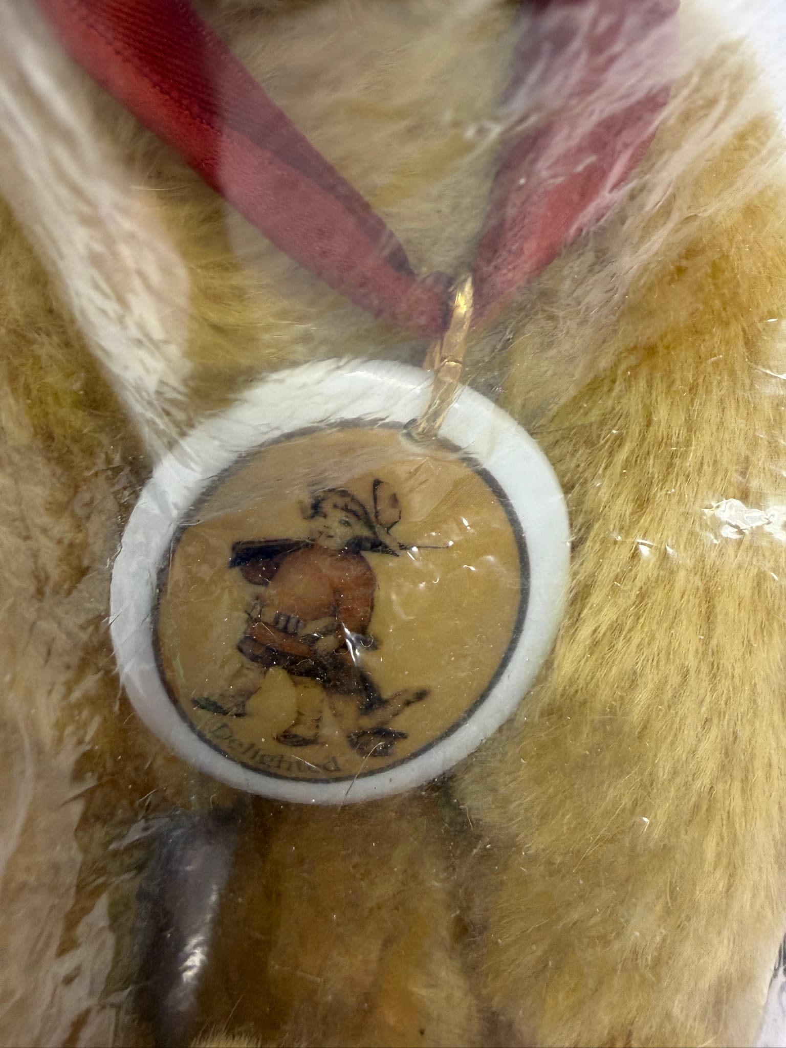 Steiff Limited Edition Delighted Teddy Bear 03986/7500 Mohair Made in Germany - Thumbnail 2