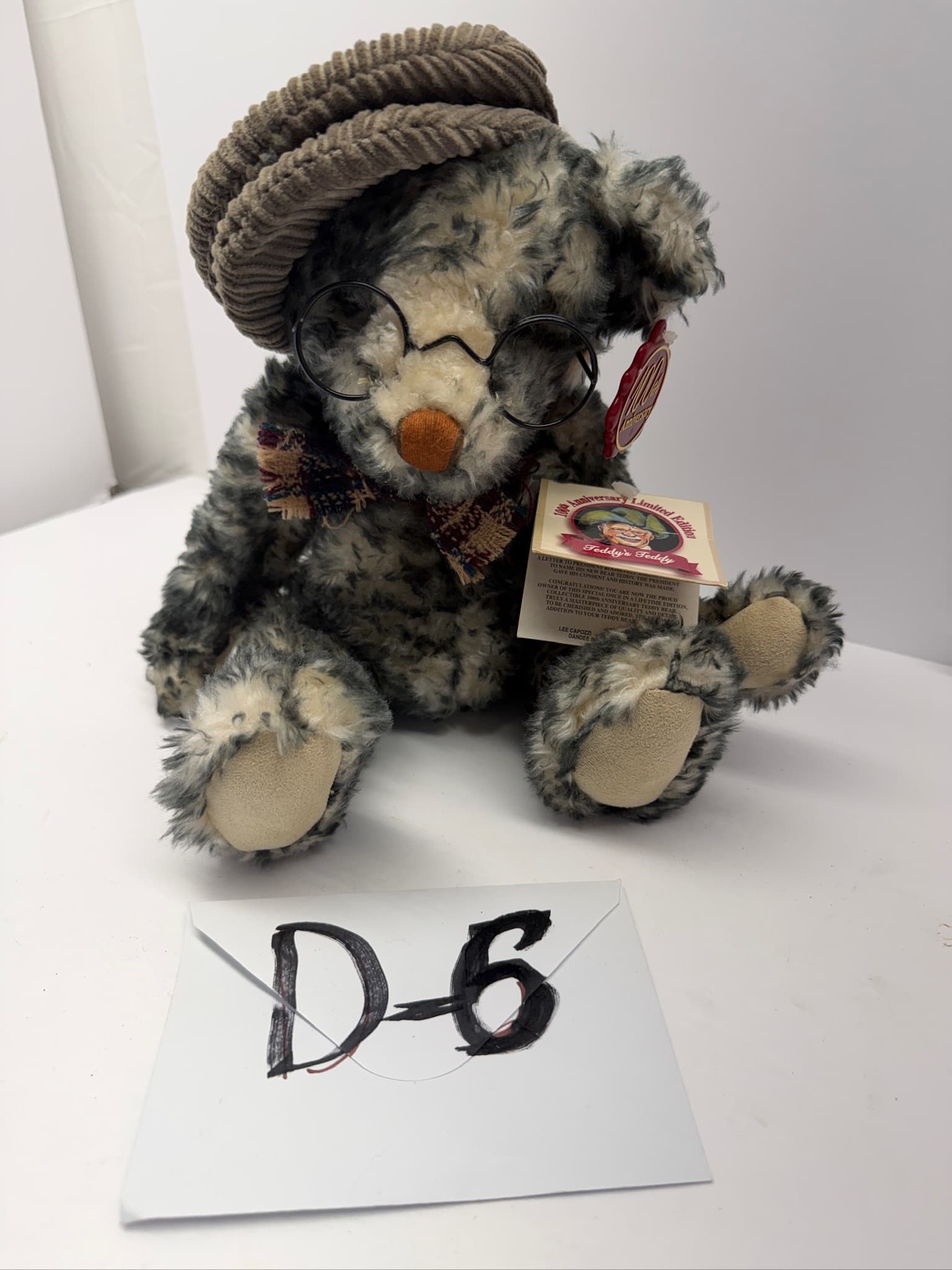 Dandee 100th Anniversary Teddy's Teddy Plush Bear Limited Edition New With Tags