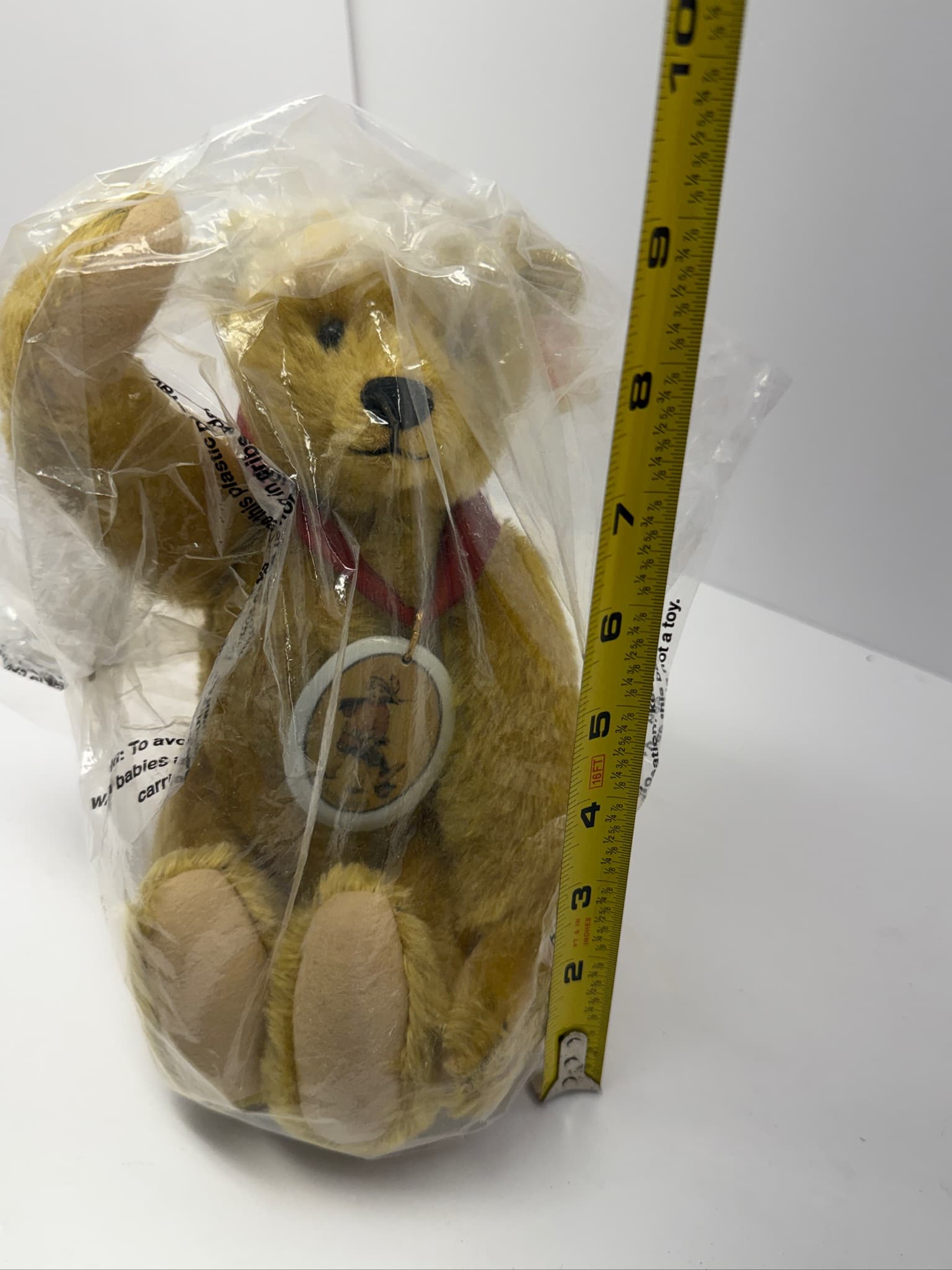 Steiff Limited Edition Delighted Teddy Bear 03986/7500 Mohair Made in Germany - Thumbnail 5