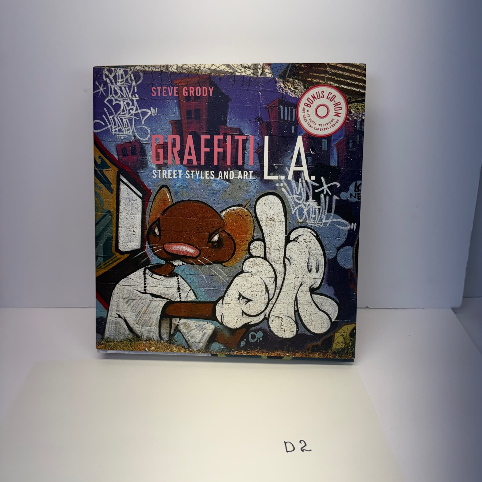 Graffiti L.A. Street Styles and Art Book by Steve Grody w/ Bonus CD-ROM