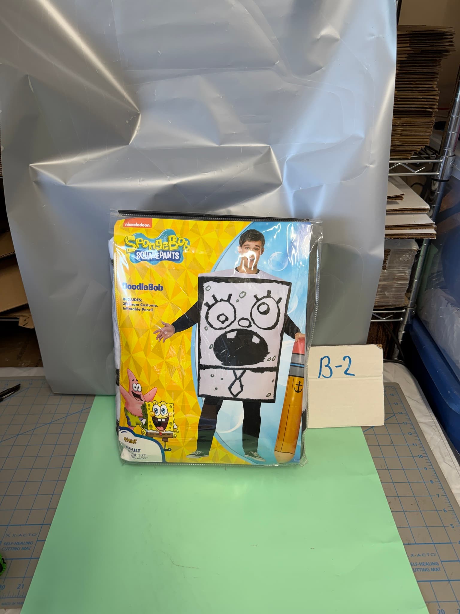 Nickelodeon SpongeBob SquarePants DoodleBob Adult Costume One Size New