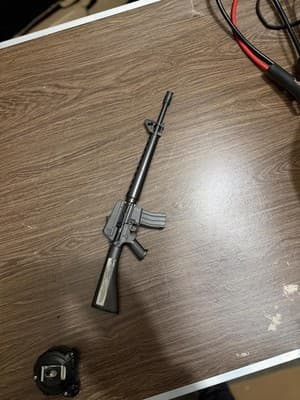 M16 Rifle Gun Style Torch Lighter – Butane Flame – 18" Collectible Display - Thumbnail 7