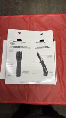 RoadPro Tactical Pocket Knife & Flashlight Set – 300 Lumens COB Lantern RP18079 - Thumbnail 2