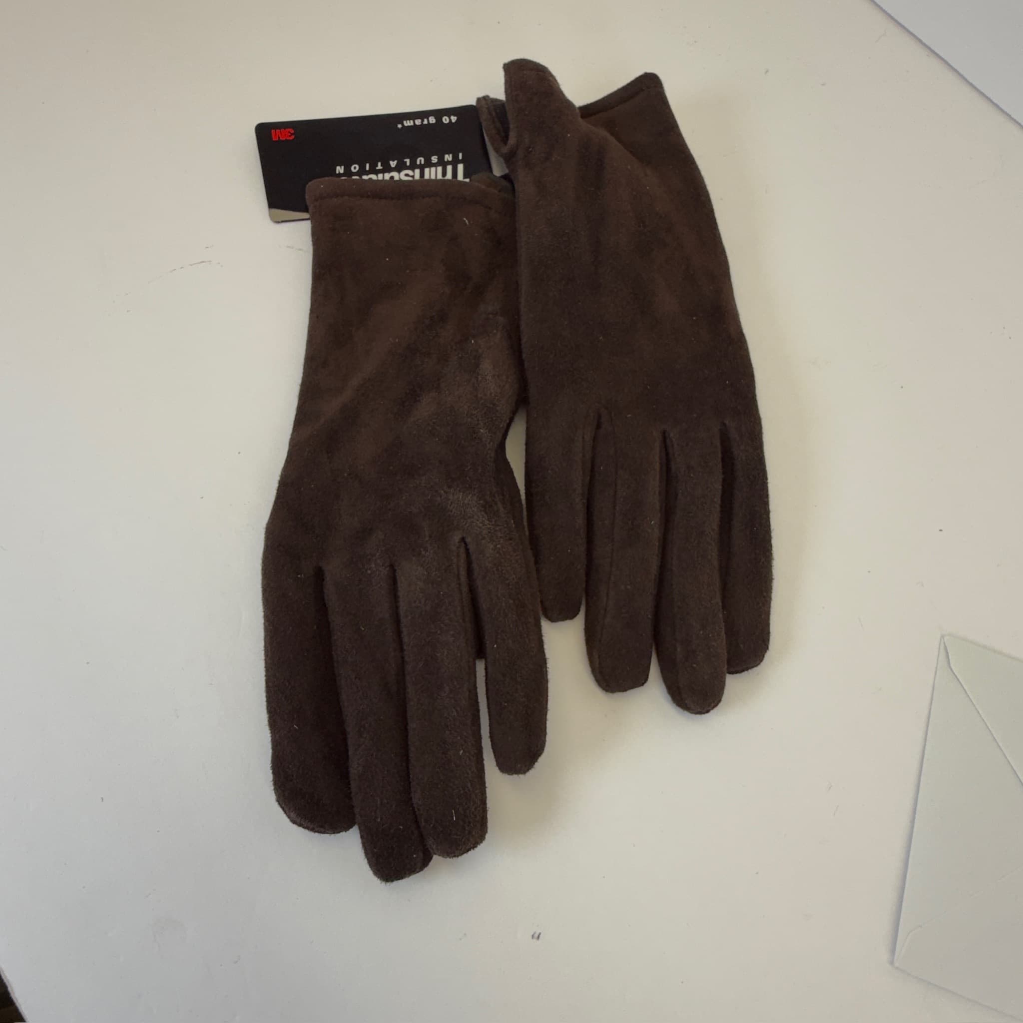 Thinsulate 40g Professional Leather Gloves Women's Size S Brown NEW