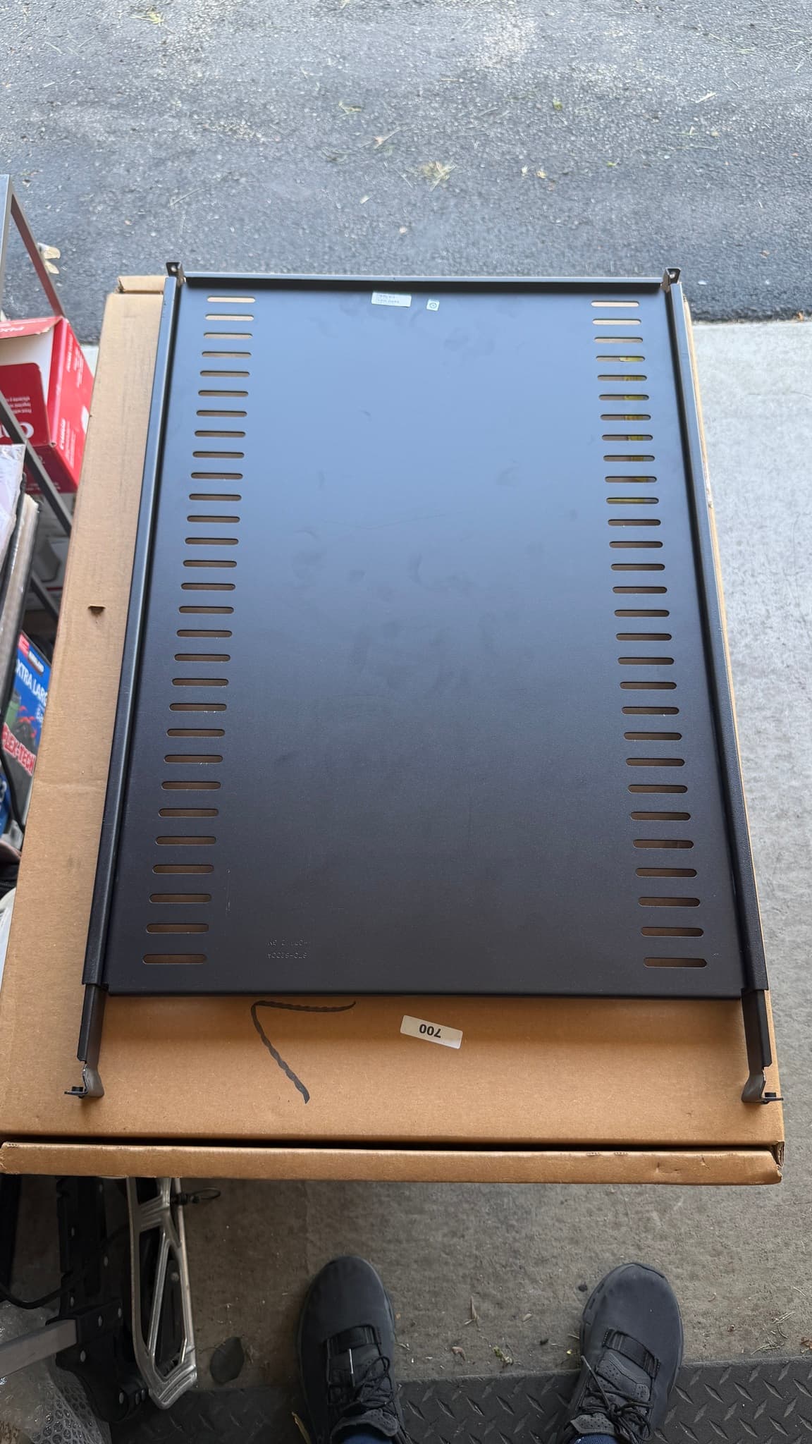 Middle Atlantic AR810BLK 10U Vented Rack Shelf Black