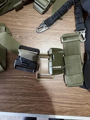 Tactical Belt with Harness and Bungee Sling – Military Style Utility Set - Thumbnail 6