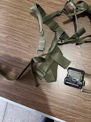 Tactical Belt with Harness and Bungee Sling – Military Style Utility Set - Thumbnail 8