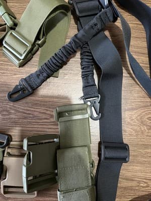 Tactical Belt with Harness and Bungee Sling – Military Style Utility Set - Thumbnail 5