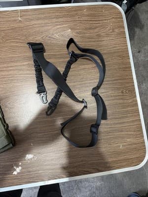 Tactical Belt with Harness and Bungee Sling – Military Style Utility Set - Thumbnail 2
