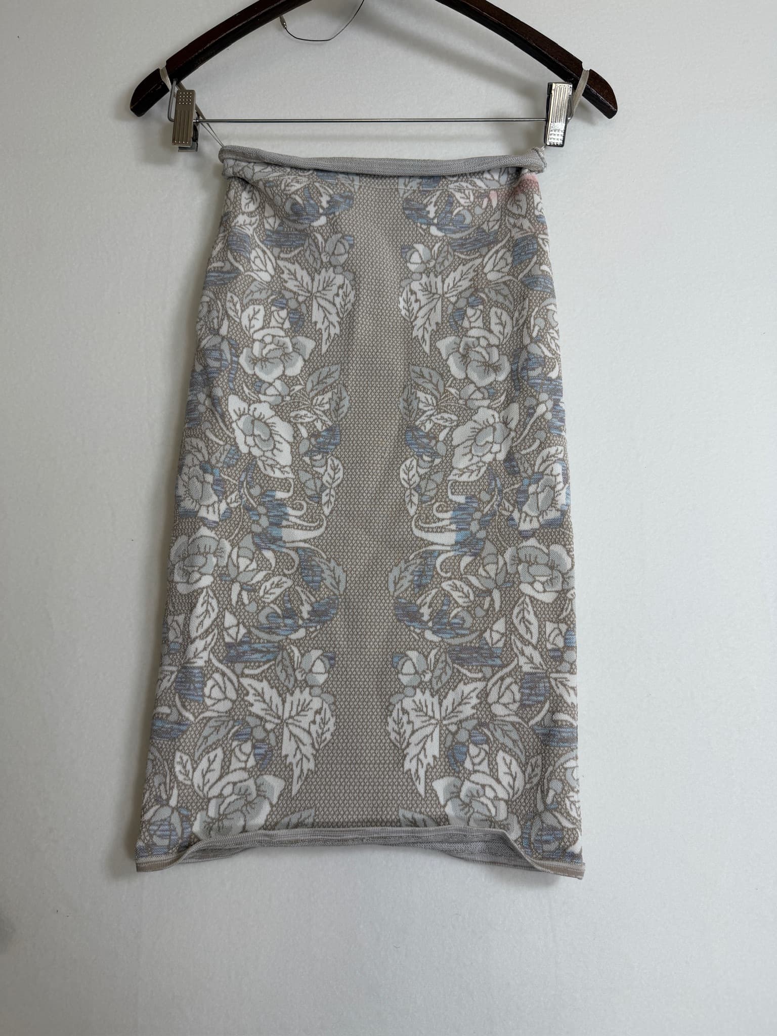 BCBGMAXAZRIA Women's Knit Floral Print Skirt XXS