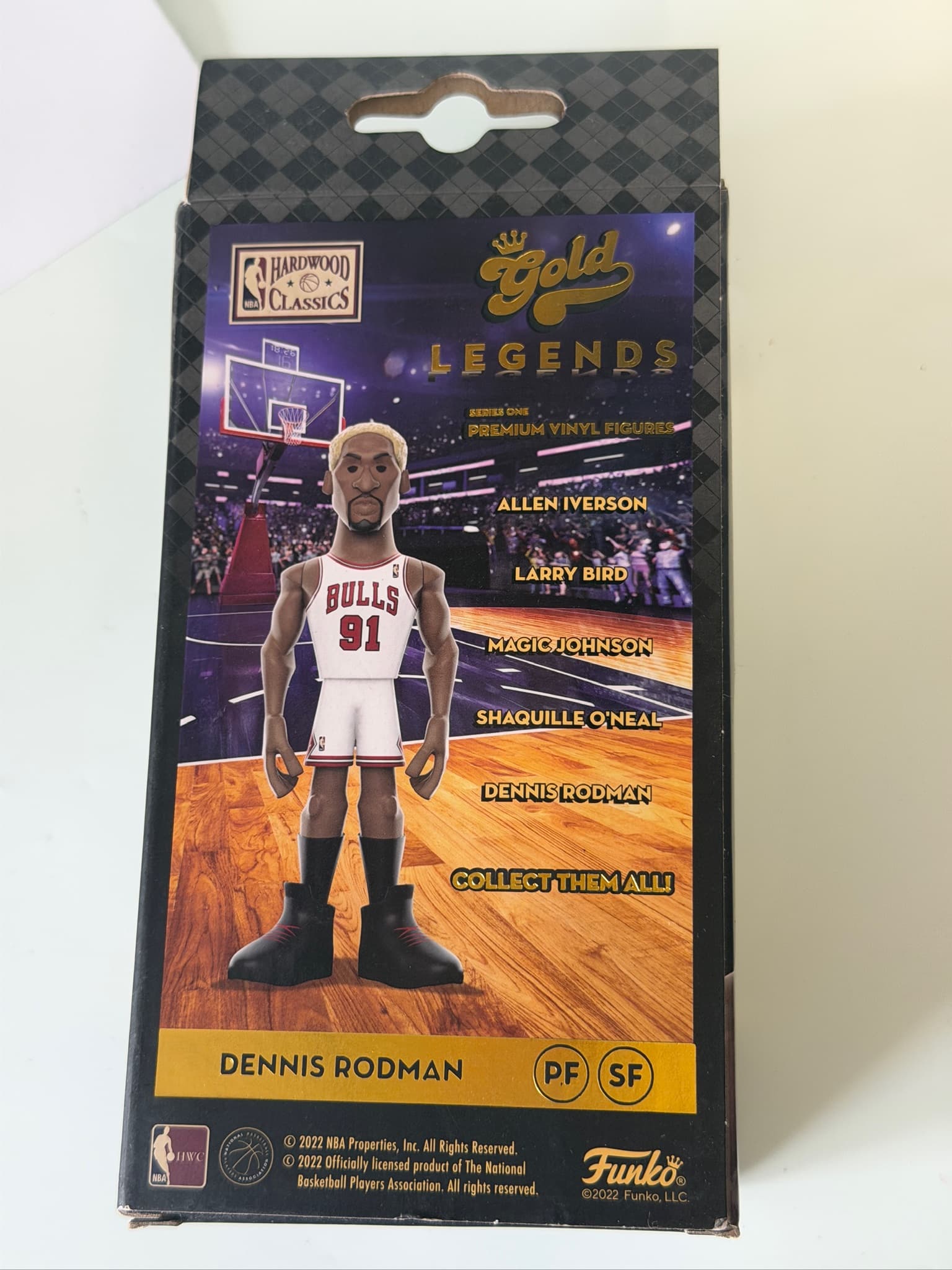 Funko Gold Legends Dennis Rodman NBA Premium Vinyl Figure New