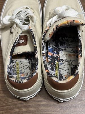 Lot of 2 Vans Shoes Men’s Size 8 – Beige Canvas & Black Suede/Canvas size 8 - Thumbnail 21