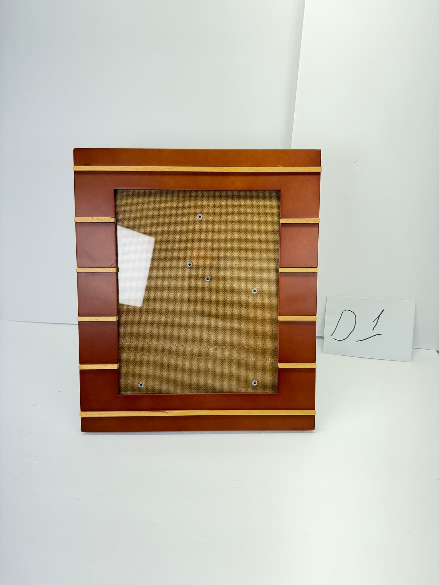 Weston Gallery Walnut Flat Stripe 8x10 Picture Frame Wood Tabletop Display