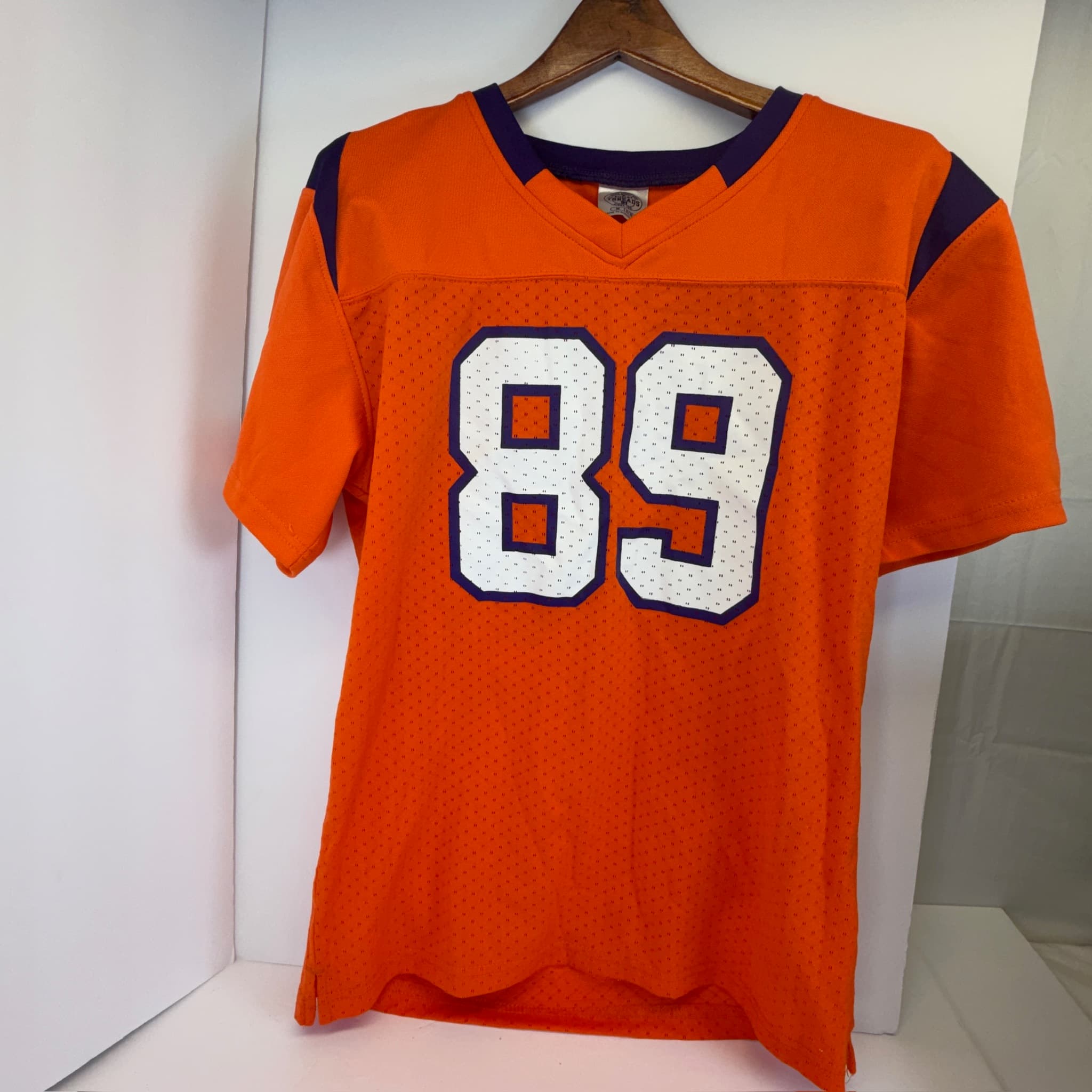 Rivalry Threads Clemson Tigers Football Jersey #89 Orange Men's M