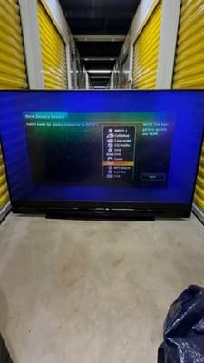 Mitsubishi 65” DLP Rear Projection TV WD-65738 Tested Works - Thumbnail 3