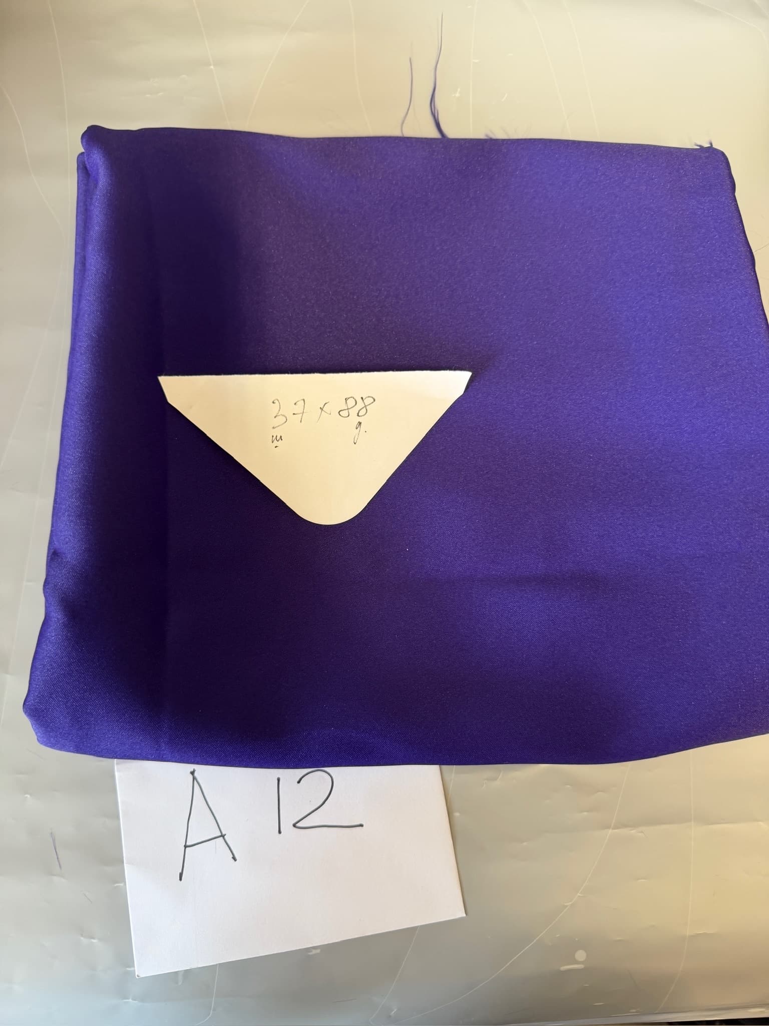 Vibrant Purple Satin Fabric - Smooth Lustrous Finish - Craft Material