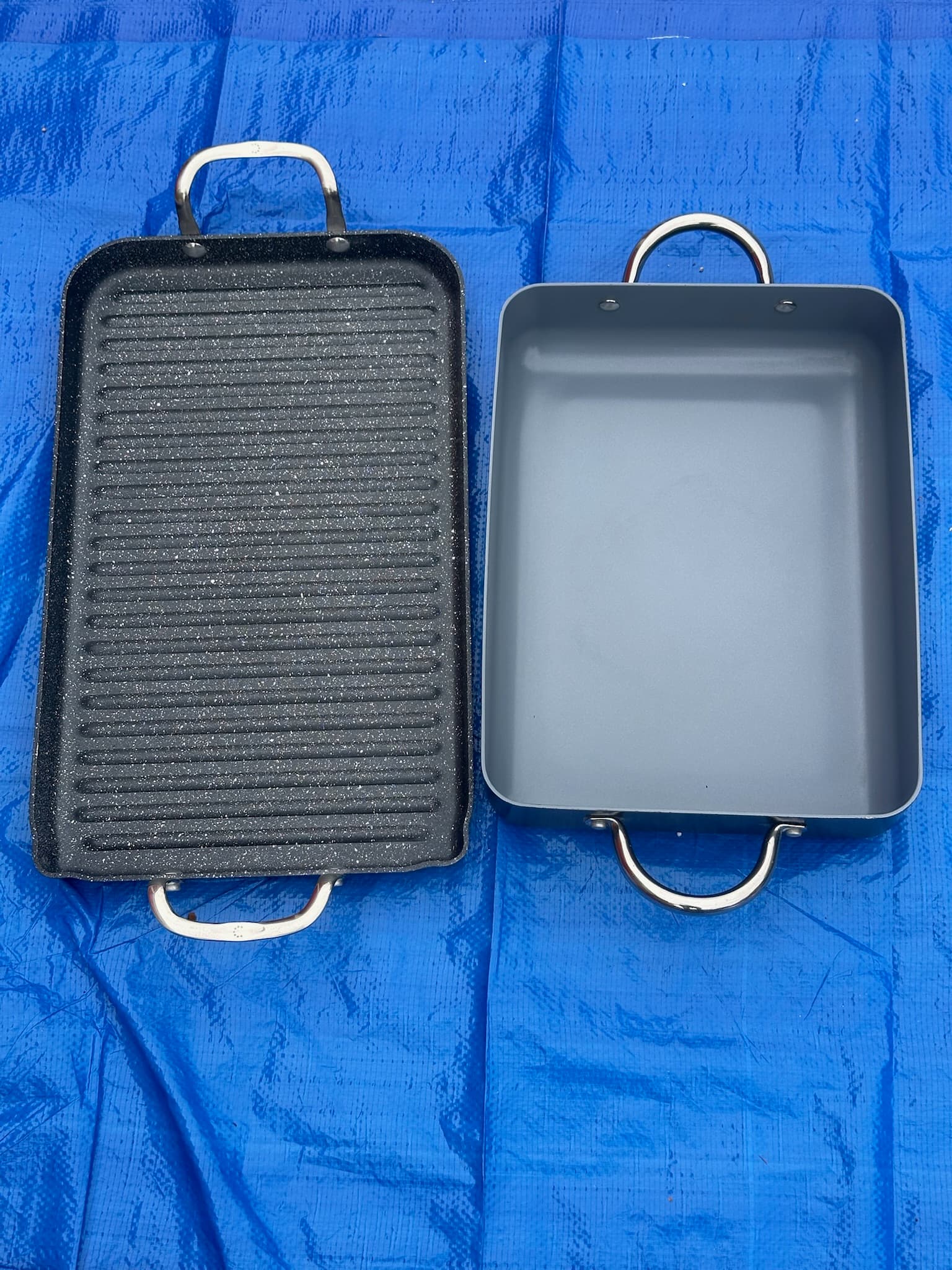 Todd English Collection GreenPan Grill Pan & Deep Pan Set Non-Stick Cookware