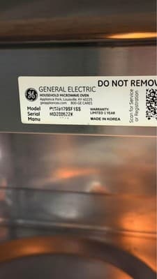 For sale is a GE stainless steel over-the-range microwave, model PVM9179SF1SS. - Thumbnail 3