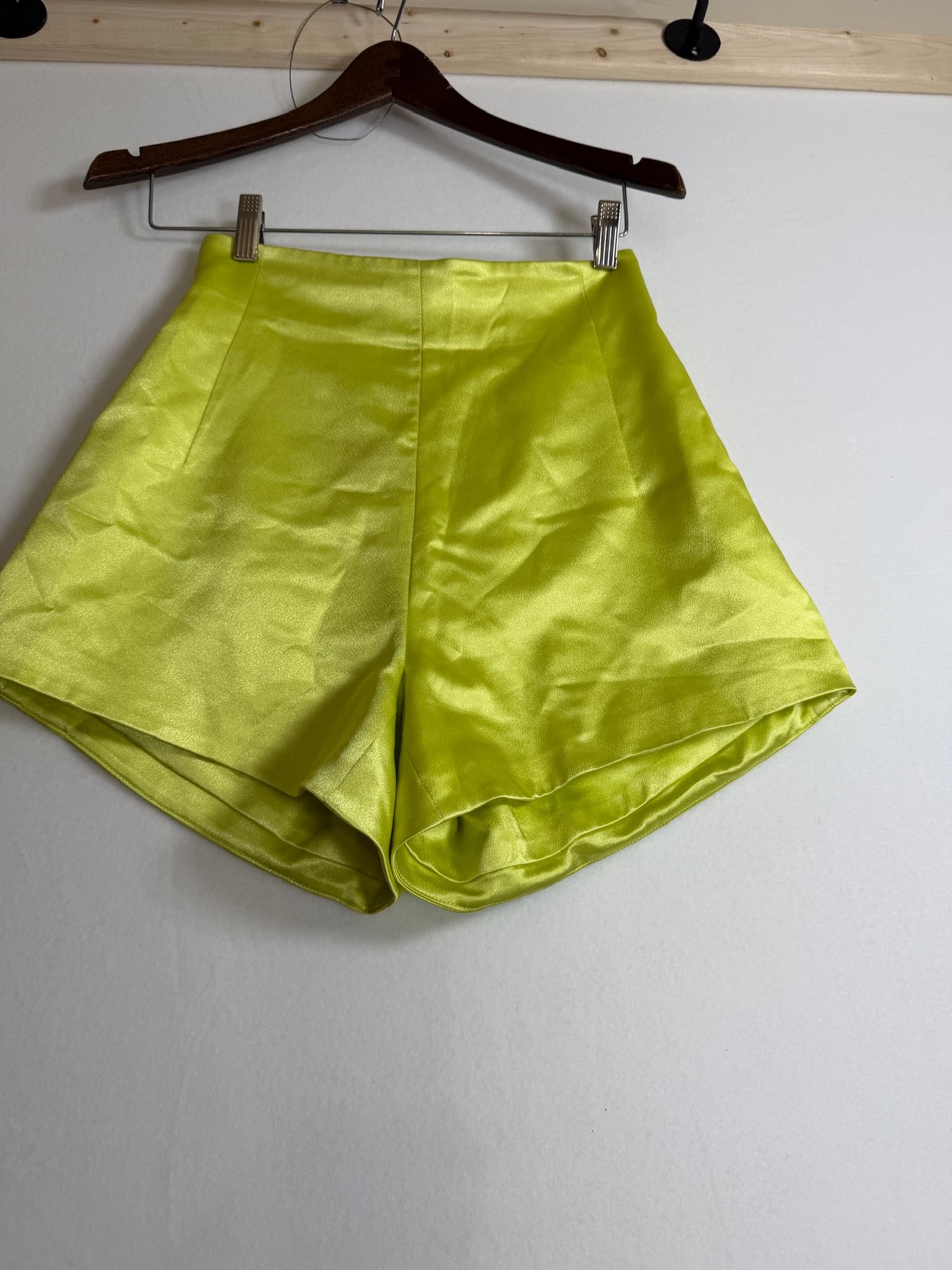 Bronx & Banco Women's XS High Waisted Satin Shorts - Designed in Australia
