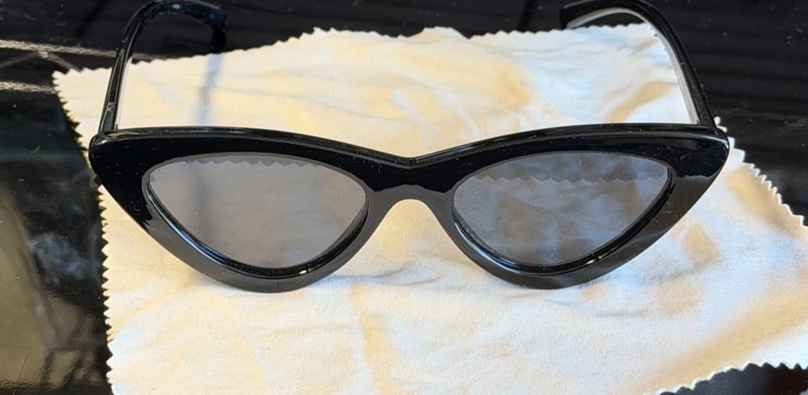 Le Specs Adam Selman The Last Lolita Cat-Eye Sunglasses Black