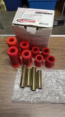 Prothane 7-206 – Polyurethane Suspension Bushing Kit – High Performance – Red